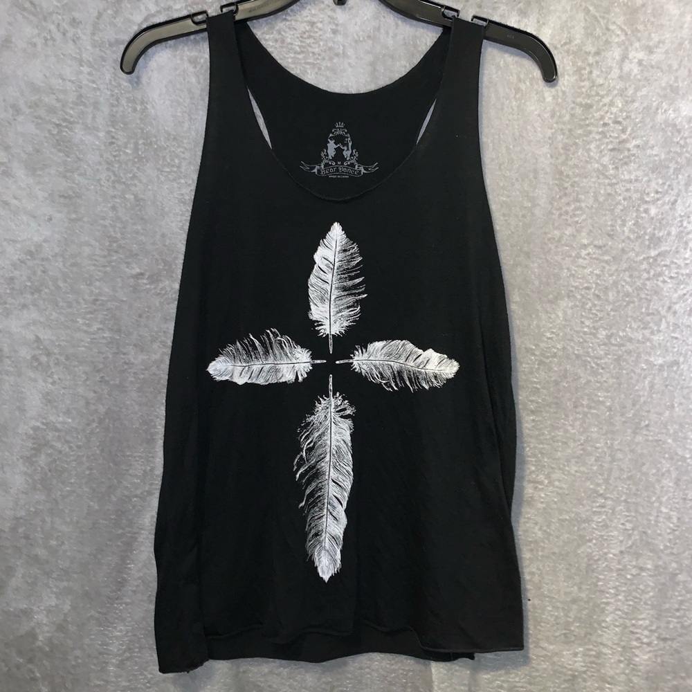 Black tank top